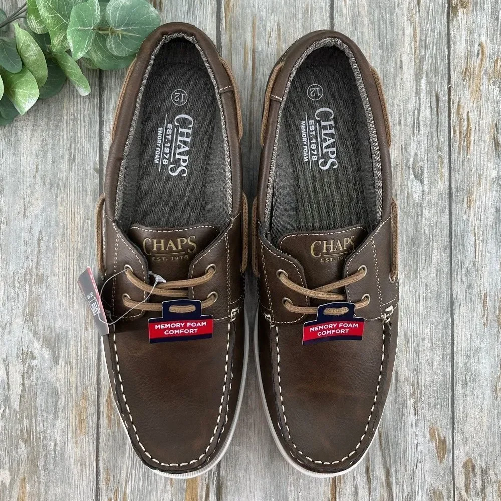 Men’s Chaps Benny Boat Shoes Size 12